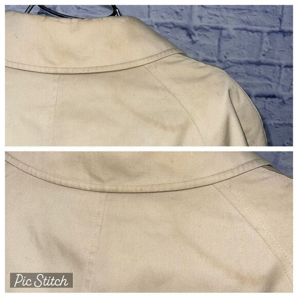 Vintage Burberrys London khaki trench coat size 50 regular - Picture 9 of 14
